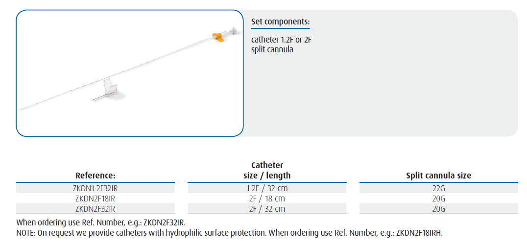 LARGE VESSEL CATHETERIZATION SET pediatric